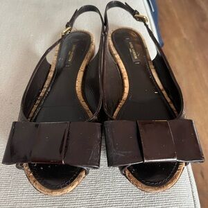 Louis Vuitton Chérie Slingback Sandals – Size 37.5